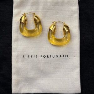 Lizzie Fortunato Organic Hoops in Apple